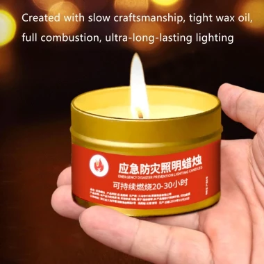 Nến Khẩn Cấp Chống Gió Không Mùi Không Khói Giá Rẻ - Ánh Sáng Sinh Tồn Ngoài Trời 6 Nến Khẩn Cấp Chống Gió Không Mùi Không Khói Giá Rẻ - Ánh Sáng Sinh Tồn Ngoài Trời 6