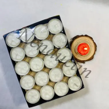 Nến Tealight Cao Cấp Đức Tín 100V Không Mùi Không Khói Cháy 1,5-2h An Toàn 3