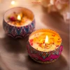 Nến thơm hoa khô thiên nhiên 80g - hương tinh tế, thư giãn, giảm giá từ 30,960 xuống 24,000