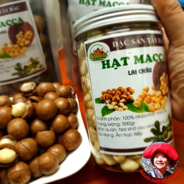 Nhân macca Lai Châu nguyên hạt hữu cơ, sấy chín không vỏ - Giảm giá 450.000