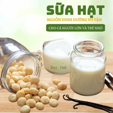 Nhân macca tách vỏ Tây Nguyên sấy LOẠI 1 hạt ngũ cốc dinh dưỡng cho bà bầu, ăn kiêng, giảm cân 1KG 5