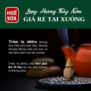 Nhang Nụ Quế Huế Xưa - Xông Nhà, Thiền Yoga, Tăng Vượng Khí chỉ 8000đ/hộp 34 nụ 10 Nhang Nụ Quế Huế Xưa - Xông Nhà, Thiền Yoga, Tăng Vượng Khí chỉ 8000đ/hộp 34 nụ 10