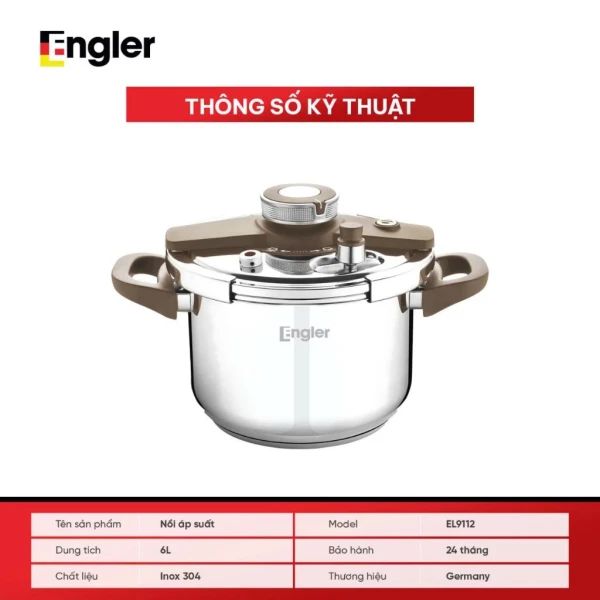 Cách bảo dưỡng nồi áp suất inox Engler EL9.112 6L để kéo dài tuổi thọ