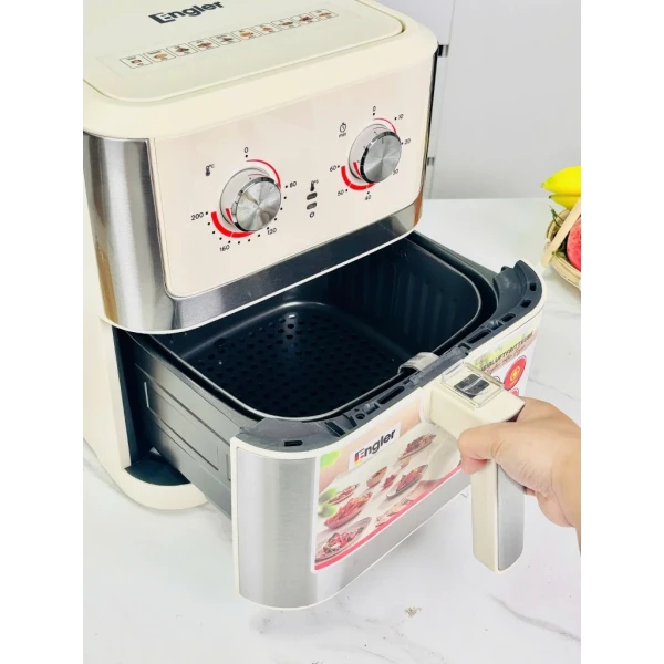 Cách chiên gà nguyên con vừa ngon vừa ít dầu với nồi chiên không dầu Engler 9.8L