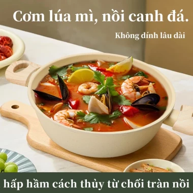 Nồi Đá Chống Dính Nhật Cao Cấp - Bếp Từ Emojoo Giá Rẻ Chỉ 229k 9 Nồi Đá Chống Dính Nhật Cao Cấp - Bếp Từ Emojoo Giá Rẻ Chỉ 229k 9