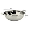Nồi Lẩu 2 Ngăn Inox Dày Đệm - Dùng Được Bếp Ga, Bếp Từ, Siêu Đa Năng, Giá 148.000 4
