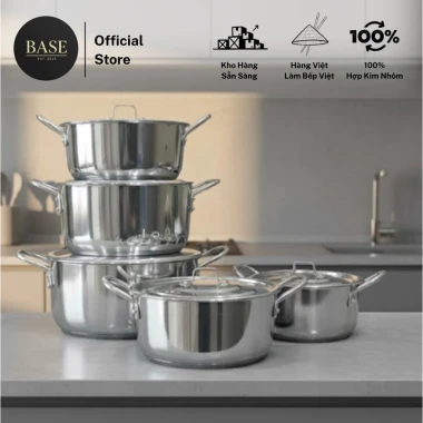 Nồi Nhôm Cao Cấp 16-30cm Kèm Nắp - Giá Siêu Tốt 448k, Nấu Ga & Hồng Ngoại Tiện Lợi 2 Nồi Nhôm Cao Cấp 16-30cm Kèm Nắp - Giá Siêu Tốt 448k, Nấu Ga & Hồng Ngoại Tiện Lợi 2