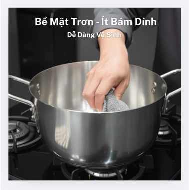 Nồi Nhôm Cao Cấp 16-30cm Kèm Nắp - Giá Siêu Tốt 448k, Nấu Ga & Hồng Ngoại Tiện Lợi 4 Nồi Nhôm Cao Cấp 16-30cm Kèm Nắp - Giá Siêu Tốt 448k, Nấu Ga & Hồng Ngoại Tiện Lợi 4