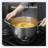 Nồi Nhôm Cao Cấp 16-30cm Kèm Nắp - Giá Siêu Tốt 448k, Nấu Ga & Hồng Ngoại Tiện Lợi 5