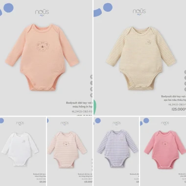 Nous Body Chip Dài Tay Mềm Mại Cho Bé - Bodysuit Cổ Chồm Baby Born Giá Cực Sốc 129k 2 Nous Body Chip Dài Tay Mềm Mại Cho Bé - Bodysuit Cổ Chồm Baby Born Giá Cực Sốc 129k 2
