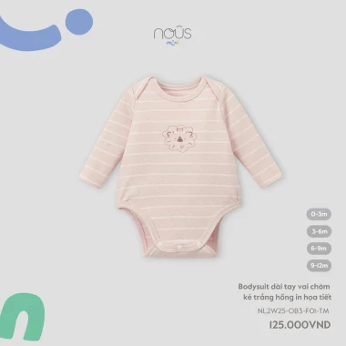 Nous Body Chip Dài Tay Mềm Mại Cho Bé - Bodysuit Cổ Chồm Baby Born Giá Cực Sốc 129k 4 Nous Body Chip Dài Tay Mềm Mại Cho Bé - Bodysuit Cổ Chồm Baby Born Giá Cực Sốc 129k 4