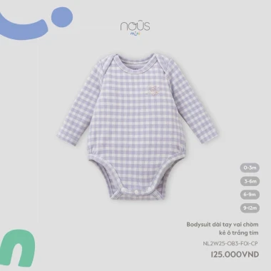 Nous Body Chip Dài Tay Mềm Mại Cho Bé - Bodysuit Cổ Chồm Baby Born Giá Cực Sốc 129k 5 Nous Body Chip Dài Tay Mềm Mại Cho Bé - Bodysuit Cổ Chồm Baby Born Giá Cực Sốc 129k 5