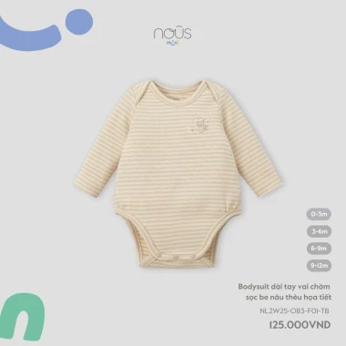 Nous Body Chip Dài Tay Mềm Mại Cho Bé - Bodysuit Cổ Chồm Baby Born Giá Cực Sốc 129k 6 Nous Body Chip Dài Tay Mềm Mại Cho Bé - Bodysuit Cổ Chồm Baby Born Giá Cực Sốc 129k 6