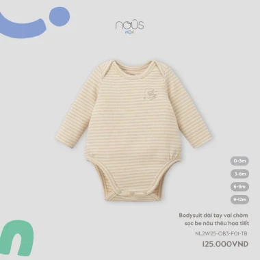 Nous Body Chip Dài Tay Mềm Mại Cho Bé - Bodysuit Cổ Chồm Baby Born Giá Cực Sốc 129k 9 Nous Body Chip Dài Tay Mềm Mại Cho Bé - Bodysuit Cổ Chồm Baby Born Giá Cực Sốc 129k 9