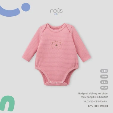 Nous Body Chip Dài Tay Mềm Mại Cho Bé - Bodysuit Cổ Chồm Baby Born Giá Cực Sốc 129k 10 Nous Body Chip Dài Tay Mềm Mại Cho Bé - Bodysuit Cổ Chồm Baby Born Giá Cực Sốc 129k 10
