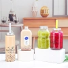 Nước ép trái cây 350‑650ml dùng một lần - chai nhựa vuông trà sữa, giải khát tiện lợi 5