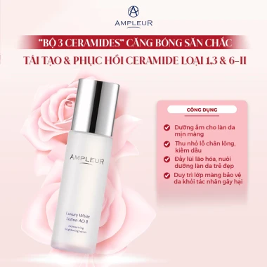 Nước hoa hồng AMPLEUR Luxury White Lotion AO II 120ml cấp ẩm da Nhật Bản chỉ 1,1 triệu 3