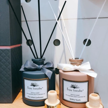 Nước hoa thơm phòng vệ sinh sang trọng thơm nồng tinh dầu khử mùi nhà tắm wc thư giãn trang trí GHIỀN THƠM 4
