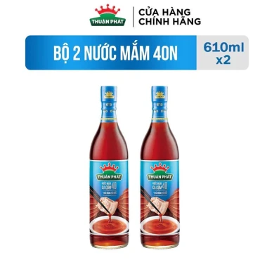 Nước Mắm Cá Cơm Phú Quốc 40 Độ Đạm 610ml - Combo 2 Chai Giảm Giá 2 Nước Mắm Cá Cơm Phú Quốc 40 Độ Đạm 610ml - Combo 2 Chai Giảm Giá 2