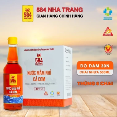Nước Mắm Nhỉ Cá Cơm 584 Nha Trang 30 Độ Đạm 500ml - Giảm Giá 279000đ 2 Nước Mắm Nhỉ Cá Cơm 584 Nha Trang 30 Độ Đạm 500ml - Giảm Giá 279000đ 2