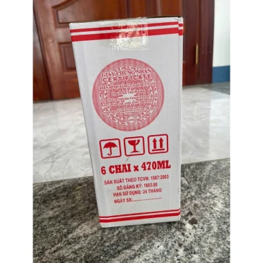 Nước mắm Siêu Sạch Trần Văn Hưởng cốt cô đặc 6 chai 470ml - Thùng nhựa, giá ưu đãi 555.000