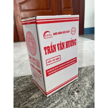 Nước mắm Siêu Sạch Trần Văn Hưởng cốt cô đặc 6 chai 470ml - Thùng nhựa, giá ưu đãi 555.000