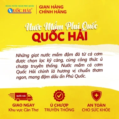 Nước Mắm Truyền Thống Phú Quốc Quốc Hải - Combo 2 Chai Mắm Nhĩ 50ml Thượng Hạng (40 đạm) 4 Nước Mắm Truyền Thống Phú Quốc Quốc Hải - Combo 2 Chai Mắm Nhĩ 50ml Thượng Hạng (40 đạm) 4