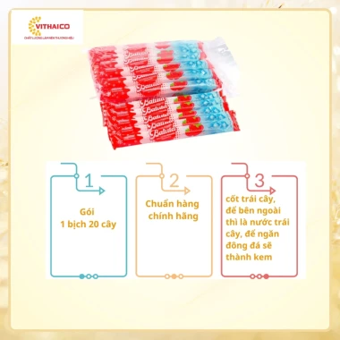 Nước trái cây Balula Vithaico vị dâu tây 75ml - 20 túi, giải khát, ngon lạnh, giảm giá 15.000