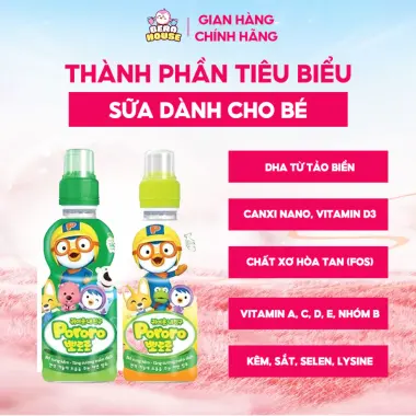 Nước Trái Cây Pororo Thơm Ngon Cho Trẻ Em 235ml - Giảm Giá 23.000đ 6