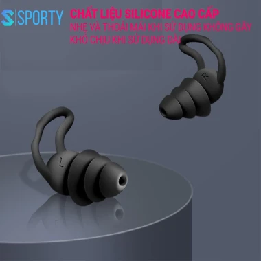 Nút Bịt Tai Chống Ồn SPORTY EP4 - Lọc Âm 3 Tầng, Êm Ái, Bền Cao, Giá Chỉ 39k! 4