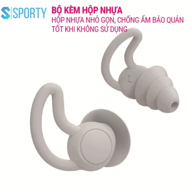 Nút Bịt Tai Chống Ồn SPORTY EP4 - Lọc Âm 3 Tầng, Êm Ái, Bền Cao, Giá Chỉ 39k! 11