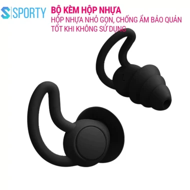 Nút Bịt Tai Chống Ồn SPORTY EP4 - Lọc Âm 3 Tầng, Êm Ái, Bền Cao, Giá Chỉ 39k! 12