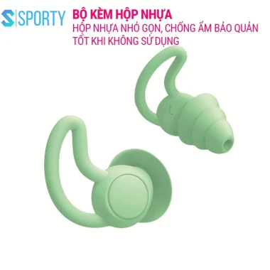 Nút Bịt Tai Chống Ồn SPORTY EP4 - Lọc Âm 3 Tầng, Êm Ái, Bền Cao, Giá Chỉ 39k! 13