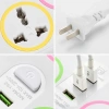Ổ cắm điện đa năng thông minh AMPEREEASE 2.200w dây dài có cổng USB tiện lợi an toàn chống giật, Màu Ngẫu Nhiên 6