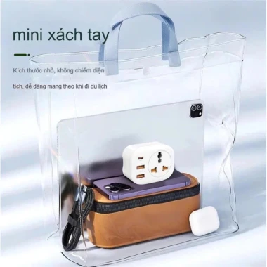 Ổ Điện Đa Năng P08 2.500W Sạc Nhanh USB Type C Kiểu Đáng Nhỏ Gọn Giá Tốt 6 Ổ Điện Đa Năng P08 2.500W Sạc Nhanh USB Type C Kiểu Đáng Nhỏ Gọn Giá Tốt 6