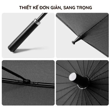 Ô Dù Cỡ Lớn Chống Thấm 115cm KAW Loại 24 Nan Che Mưa Che Nắng Giá Rẻ