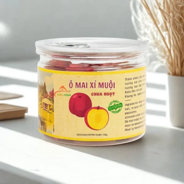 Ô mai đào xí muội chua ngọt Đà Lạt không hạt MIDIFARM giảm 23% chỉ 45k 3