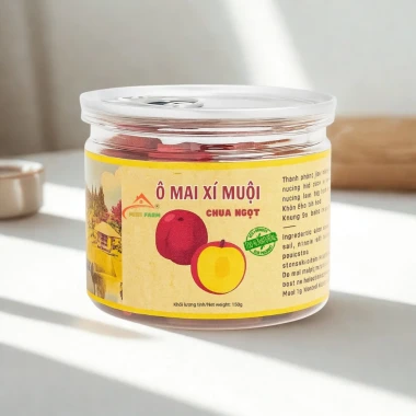 Ô mai đào xí muội chua ngọt Đà Lạt không hạt MIDIFARM giảm 23% chỉ 45k 4