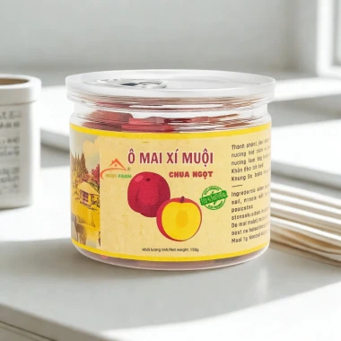 Ô mai đào xí muội chua ngọt Đà Lạt không hạt MIDIFARM giảm 23% chỉ 45k 5