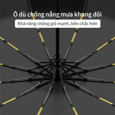 Ô Tự Động Gấp Gọn 24 Nan Chống UV - Dù Che Mưa Nắng Giá Tốt 73.038đ