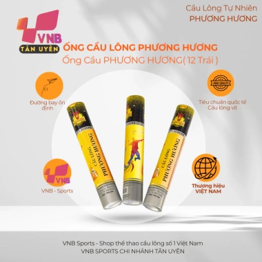 Ống Cầu Lông Phương Hương VNB Sports - Giá 390.000đ, giảm 20%, độ bền cao, tốc độ nhanh