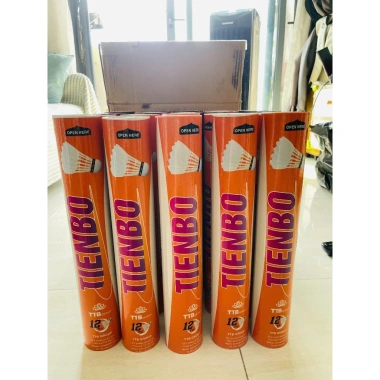 Ống cầu lông Tiến Bộ 1 ống 12 quả Tím - Sary, Giá 279k, Đánh mạnh, Bền lâu