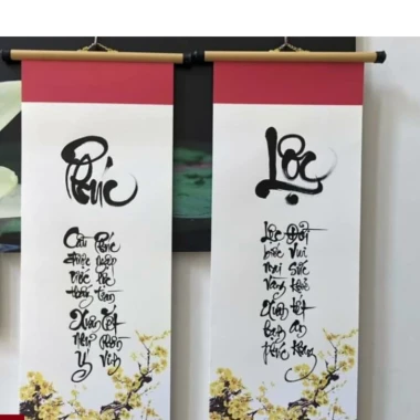 Ống nẹp treo ảnh 60cm thiết kế sang trọng cho tranh, thư pháp, câu đối - Giá ưu đãi 28k