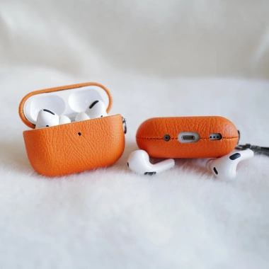 Ốp lưng cứng da họa tiết vải thiều cho AirPods Pro 2 3 & AirPods 4 3 2 1 Vỏ tai nghe màu trơn bảo vệ chống sốc 2 Ốp lưng cứng da họa tiết vải thiều cho AirPods Pro 2 3 & AirPods 4 3 2 1 Vỏ tai nghe màu trơn bảo vệ chống sốc 2