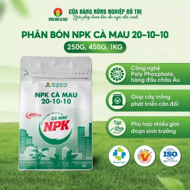 Phân bón NPK Cà Mau 20-10-10 đa dụng - Giá rẻ 28000đ, Tăng trưởng vượt trội 2 Phân bón NPK Cà Mau 20-10-10 đa dụng - Giá rẻ 28000đ, Tăng trưởng vượt trội 2