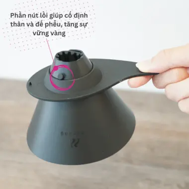 Phễu pha cà phê camping Hario V60 Zebrang Flat Dripper silicone giá rẻ 525k 8
