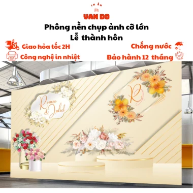 Phông Nền Cưới Cỡ Lớn In Bạt Ngoài Trời Giá Rẻ Chỉ 160k Khuyến Mãi 8 Phông Nền Cưới Cỡ Lớn In Bạt Ngoài Trời Giá Rẻ Chỉ 160k Khuyến Mãi 8