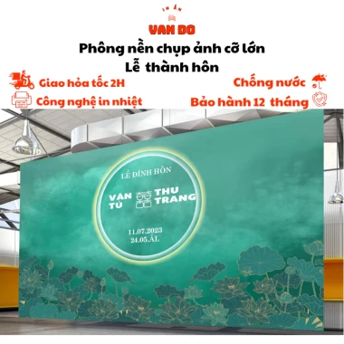 Phông Nền Cưới Cỡ Lớn In Bạt Ngoài Trời Giá Rẻ Chỉ 160k Khuyến Mãi 17 Phông Nền Cưới Cỡ Lớn In Bạt Ngoài Trời Giá Rẻ Chỉ 160k Khuyến Mãi 17