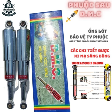 Phuộc sau MAGIC 250kg - êm ái, 10L dầu, 2 mức điều chỉnh tải, giảm giá 596.000₫