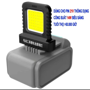 PINSEN 14W LED Đèn led chiếu sáng đa dụng gắn pin máy khoan, đèn sửa chữa, bỏ túi, đèn cắm trại, đèn câu cá 2 PINSEN 14W LED Đèn led chiếu sáng đa dụng gắn pin máy khoan, đèn sửa chữa, bỏ túi, đèn cắm trại, đèn câu cá 2